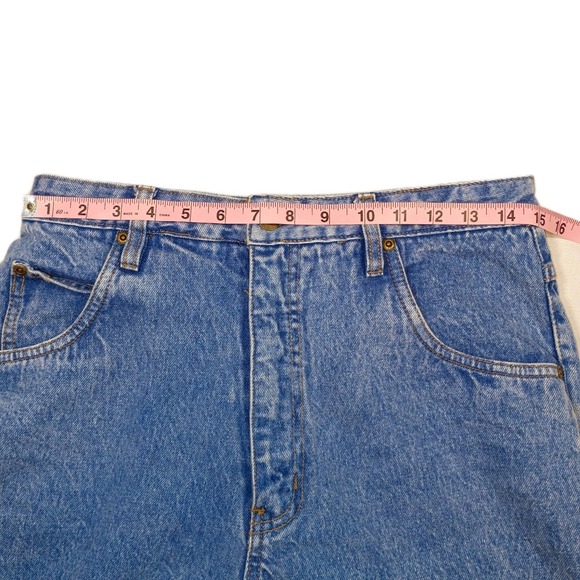 Vtg Limited Jeans Denim Classic Fit High Rise Straight Leg Stonewashed Womens 12 - Picture 9 of 11